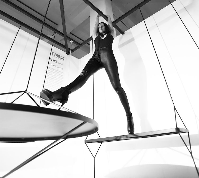 Moniquevee with Model Striding