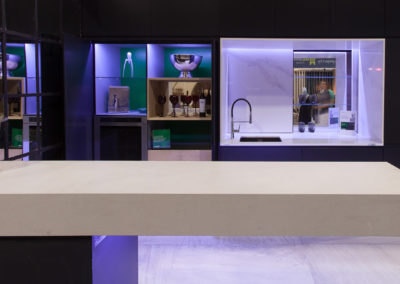 Interior photograph of Uber Haus's 2016 Decorex stand